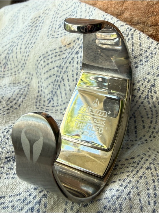 Nixon Silver Cuff Watch - The Cleo